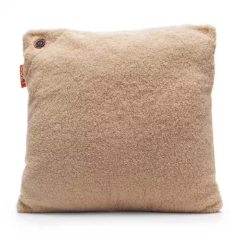 Bodi-Tek BT-CSHT2-W-LC-PB10 COZY Una Heated Comfort Cushion 45 x 45 cm, Light Chocolate