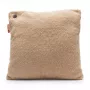 Bodi-Tek BT-CSHT2-W-LC-PB10 COZY Una Heated Comfort Cushion 45 x 45 cm, Light Chocolate