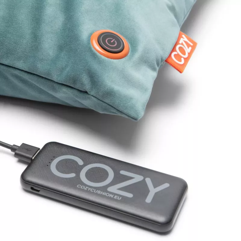 Bodi-Tek BT-CSHT2-XX-EU/1.0 COZY Una Heated Comfort Cushion 45 x 45 cm, Grün