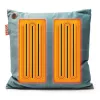Bodi-Tek BT-CSHT2-XX-EU/1.0 COZY Una Heated Comfort Cushion 45 x 45 cm, Grün