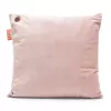 Bodi-Tek BT-CSHT2-V-LP-PB10 COZY Una Heated Comfort Cushion 45 x 45 cm, Light Pink Velvet