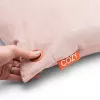 Bodi-Tek BT-CSHT2-V-LP-PB10 COZY Una Heated Comfort Cushion 45 x 45 cm, Light Pink Velvet