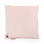 Bodi-Tek BT-CSHT2-V-LP-PB10 COZY Una Heated Comfort Cushion 45 x 45 cm, Light Pink Velvet