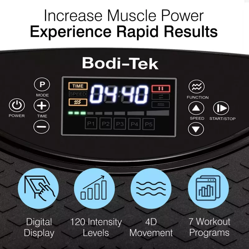 Bodi-Tek BT-VIBD-EU 4D Vibrationsplatte Trainingsgerät