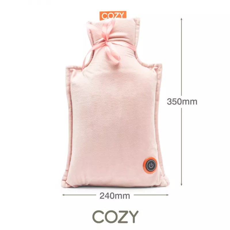 Bodi-Tek BT-WBHT-EU/1.0 COZY Wiederaufladbare Wärmflasche - Grau