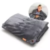 Bodi-Tek BT-BLHT-EU/1.0 COZY Snuggle Blanket Heated Throw 130 x 160 cm, Grau