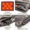 Bodi-Tek BT-BLHT-EU/1.0 COZY Snuggle Blanket Heated Throw 130 x 160 cm, Grau