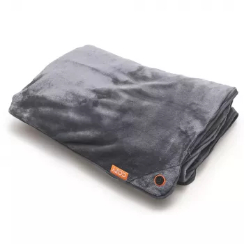 Bodi-Tek BT-BLHT-EU/1.0 COZY Snuggle Blanket Heated Throw 130 x 160 cm, Grau