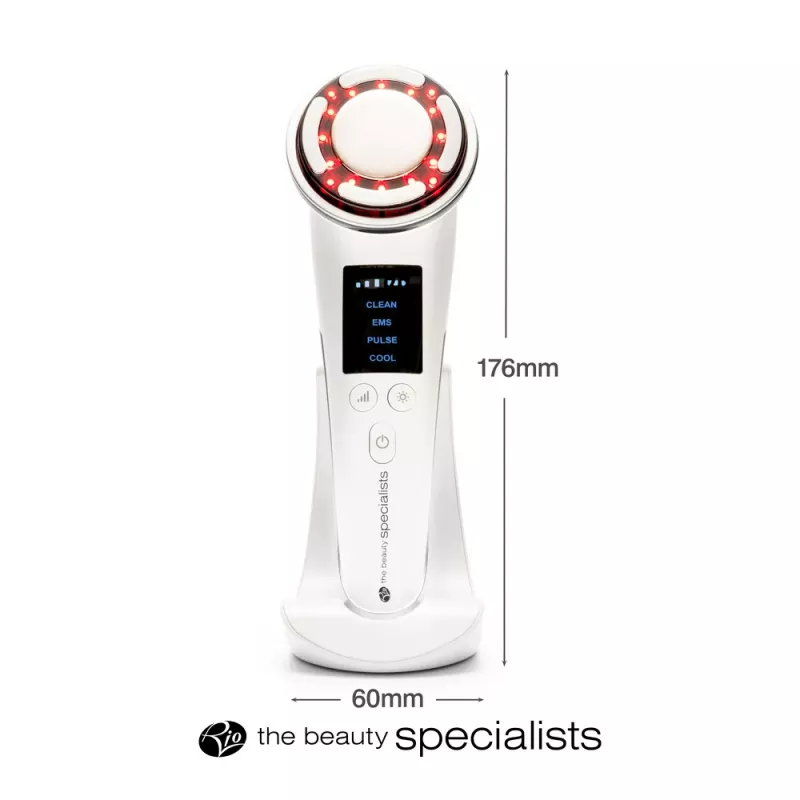 Rio FCTL-TOP-EU/1.0 Facelift & Tone Beauty Spa, 6-in-1 Hautpflegegerät