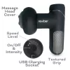 Reviber RV-MABS-EU/1,0 Shiatsu-Muskelmassagegerät mit Infrarotwärme, 8 Knoten, 3 Geschwindigkeiten, Schwarz