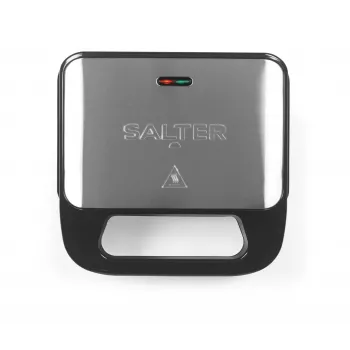 Salter EK6665VDE 3-in-1 Snack Maker - Waffeleisen, Sandwich-Toaster & Grill, 900 W, Schwarz/Silber