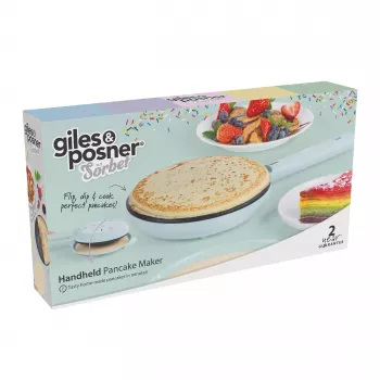 Giles & Posner EK6699GSBLVDE Handheld Pancake Maker 800W Schwarz