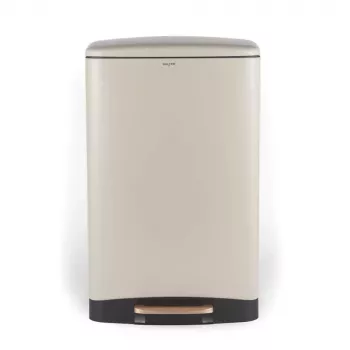 Salter BW14806 Pebble 50L Pedaleimer, Beige