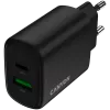 CANYON OnCharge 200 20W 1xPD 1xQC EU Black Wall Charger