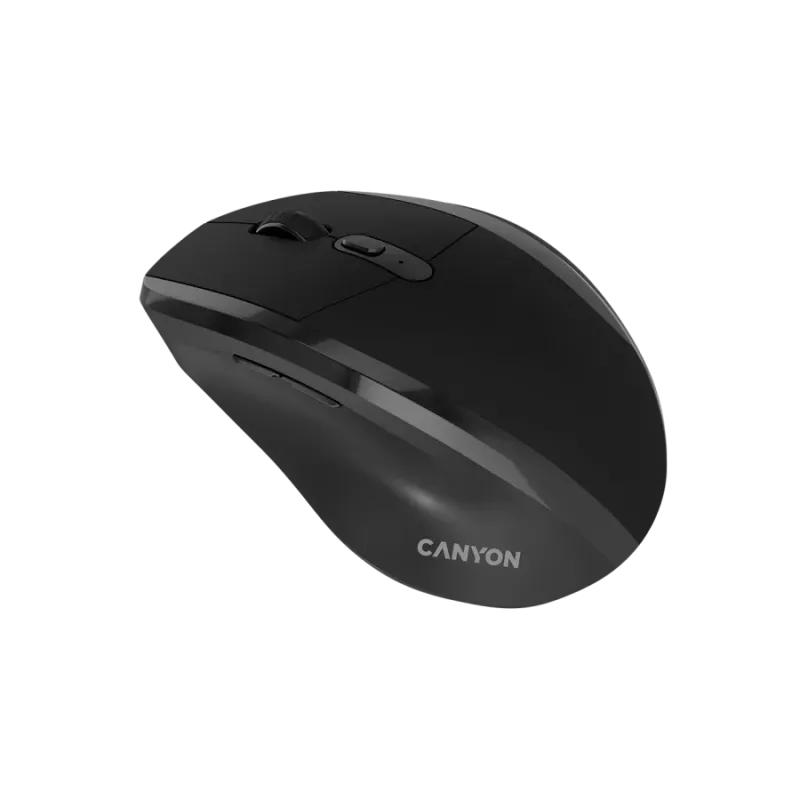 CANYON OnClick 17 Ergonomische Funkmaus 1600 DPI 6 Tasten Schwarz
