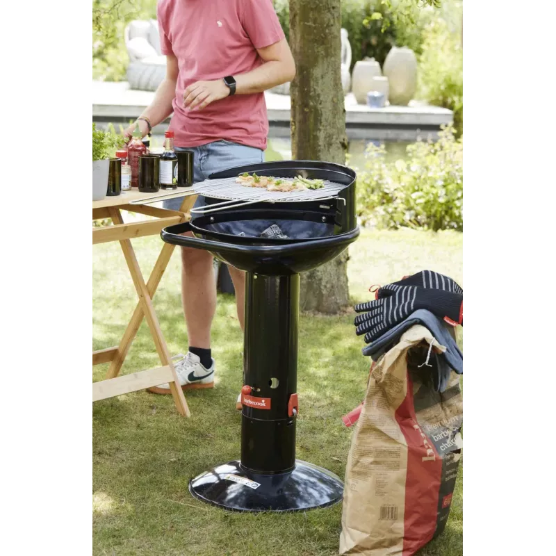 Barbecook Holzkohlegrill Loewy 45, 43 x 43 x 97 cm, Schwarz