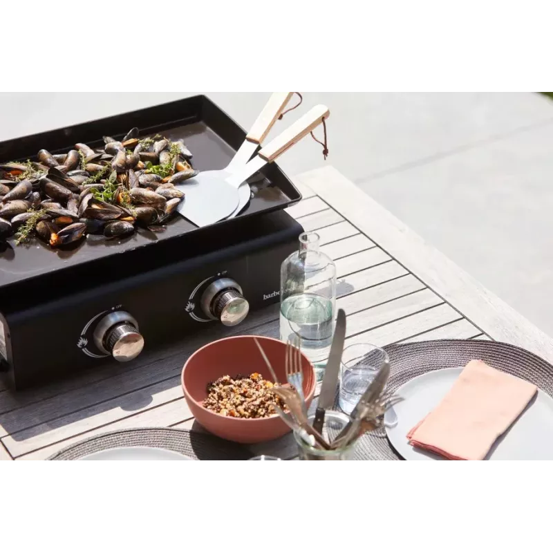Barbecook Set mit 2 Plancha-Wendern FSC (pro 6 Stück) BC-ACC-7123