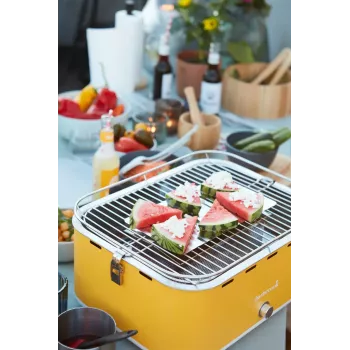 Barbecook Holzkohle-Tischgrill Carlo 44x33x21 cm Yellow Sunshine