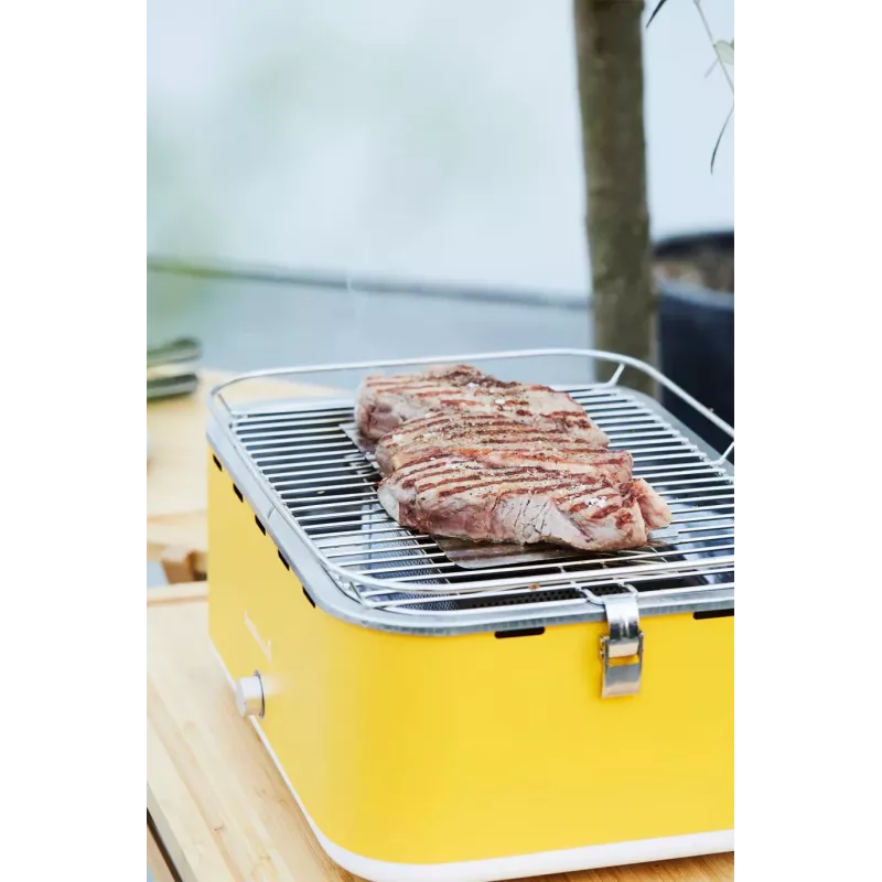 Barbecook Holzkohle-Tischgrill Carlo 44x33x21 cm Yellow Sunshine