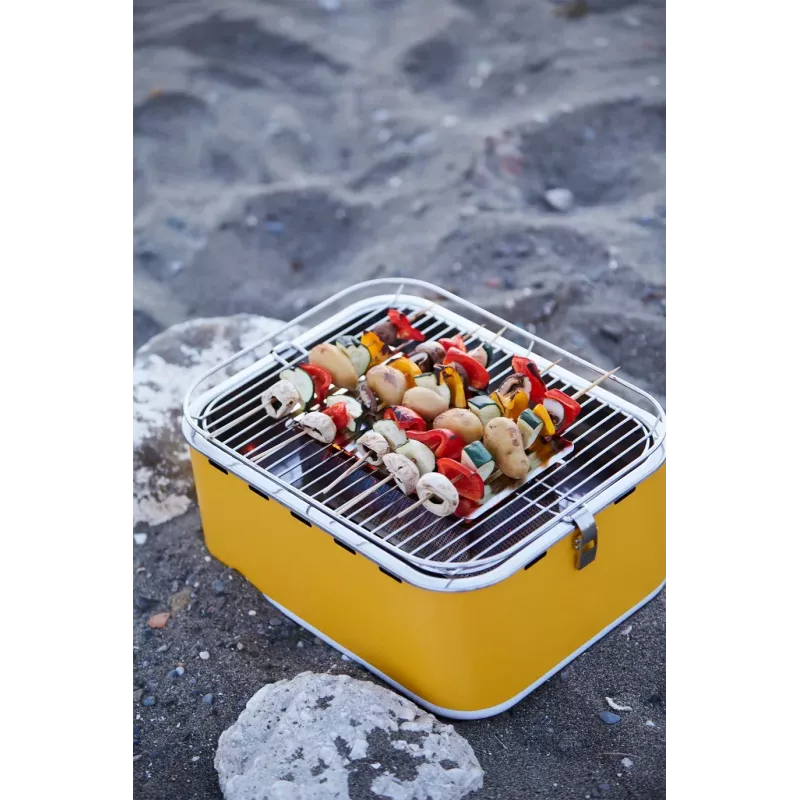 Barbecook Holzkohle-Tischgrill Carlo 44x33x21 cm Yellow Sunshine