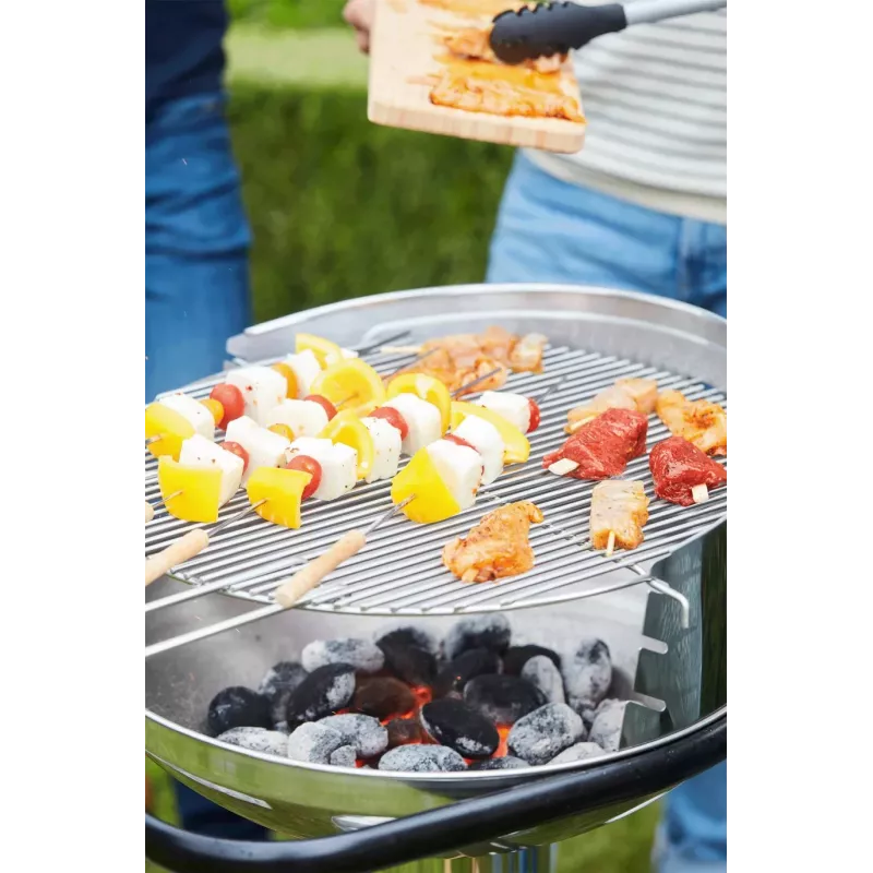 Barbecook Loewy 50 SST Holzkohlegrill, 51,5 x 56 x 99 cm, Silber