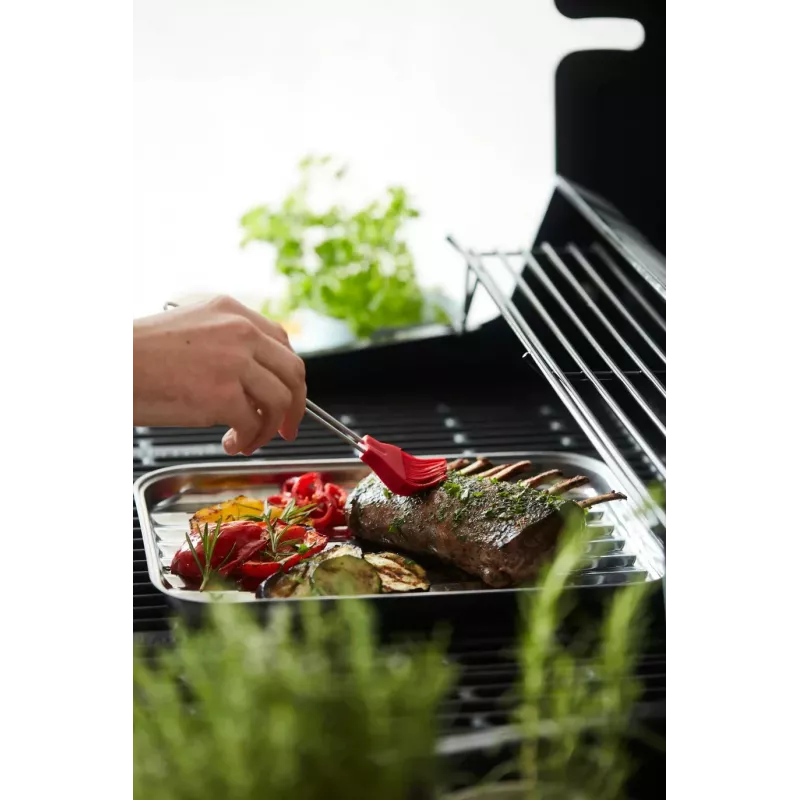 Barbecook Wiederverwendbare Edelstahl-Grillpfanne 34,5 x 24 x 3 cm BC-ACC-7079