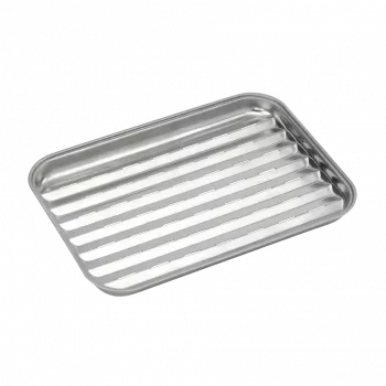 Barbecook Wiederverwendbare Edelstahl-Grillpfanne 34,5 x 24 x 3 cm BC-ACC-7079
