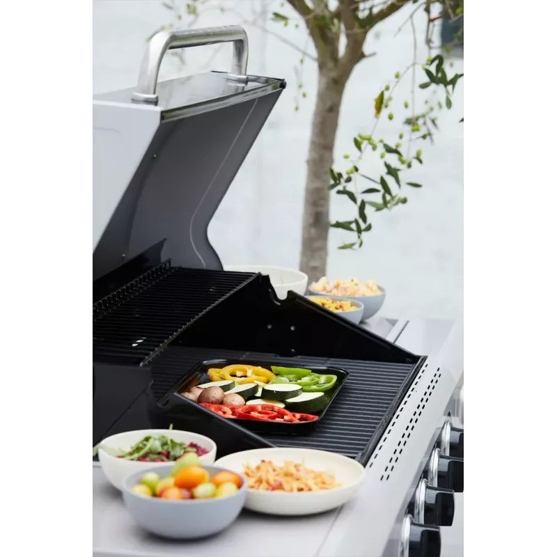 Barbecook Wiederverwendbare Emaille-Grillpfanne 34,5 x 24 x 3 cm (12er-Pack) BC-ACC-7080