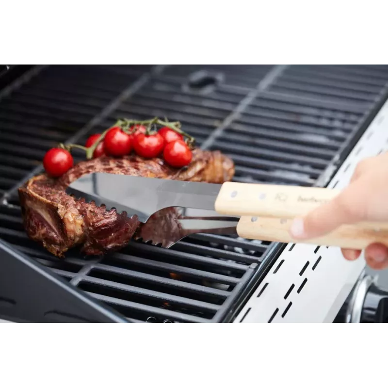 Barbecook Luxury Tongs FSC, 40 cm, Edelstahl & Holz