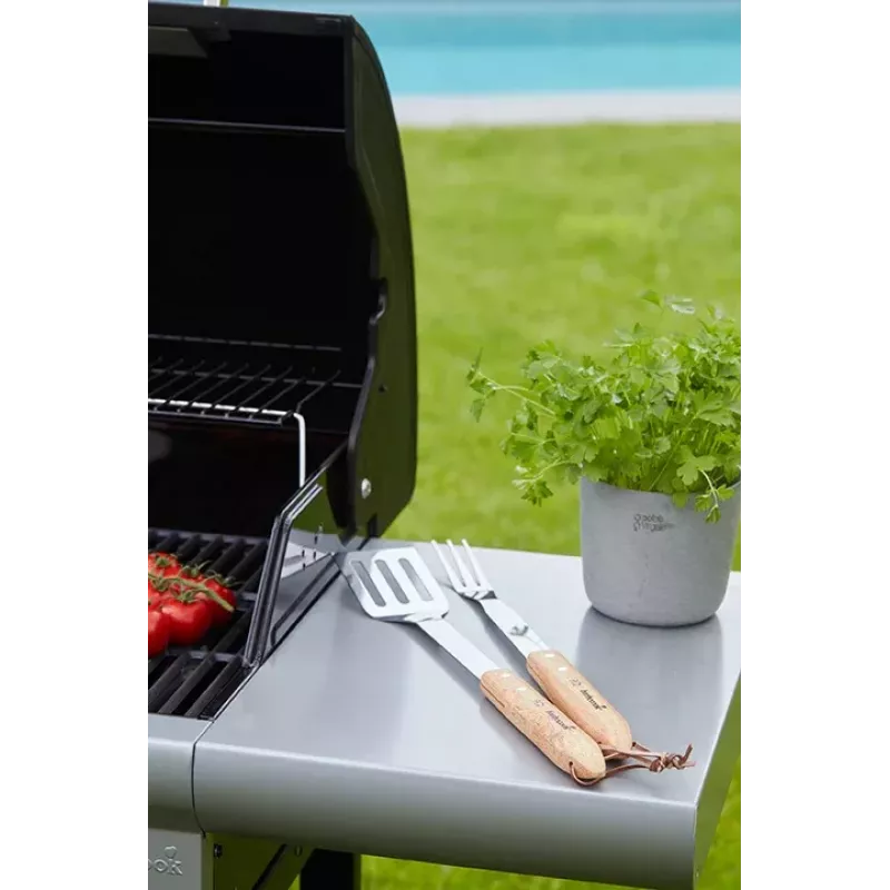 Barbecook 3-teiliges Standard BBQ-Werkzeugset FSC 47 cm (Packung mit 6) BC-ACC-7094