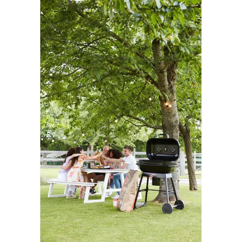 Barbecook Holzkohlegrill Magnus Original, 85 x 64 x 110 cm, Schwarz