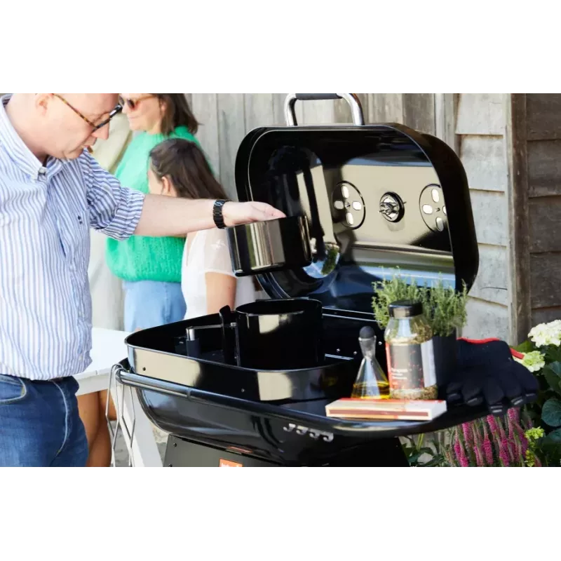 Barbecook Holzkohlegrill Magnus Comfort, 85 x 64 x 110 cm, Schwarz