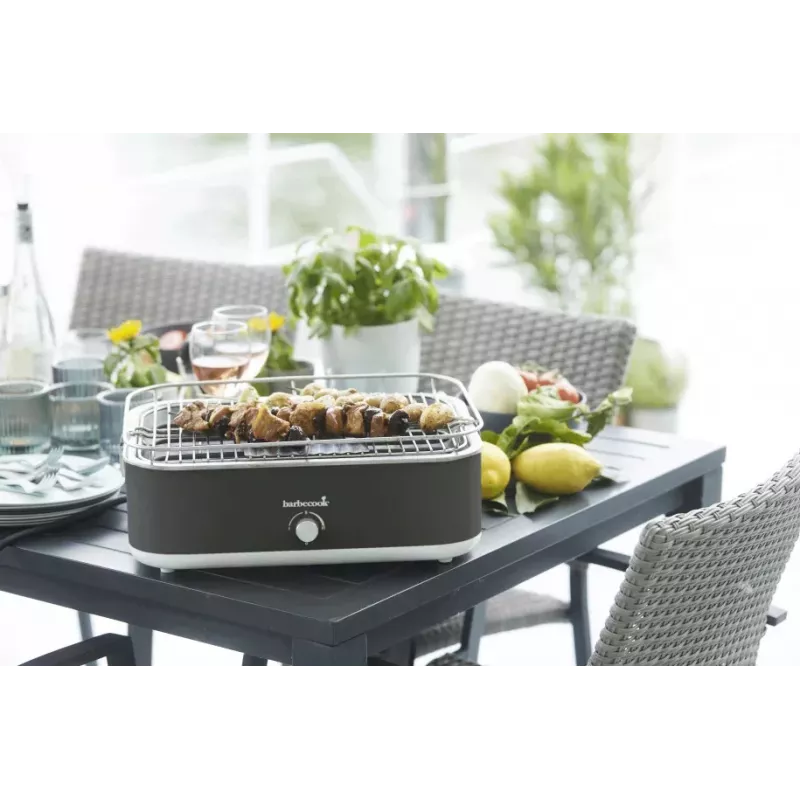 Barbecook E-Carlo Elektrischer Tischgrill 2500 W Midnight Grey