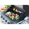 Barbecook Gasgrill Luca 412 mit Unterschrank und Seitenbrenner, 145,4 x 60,3 x 112,3 cm, Schwarz