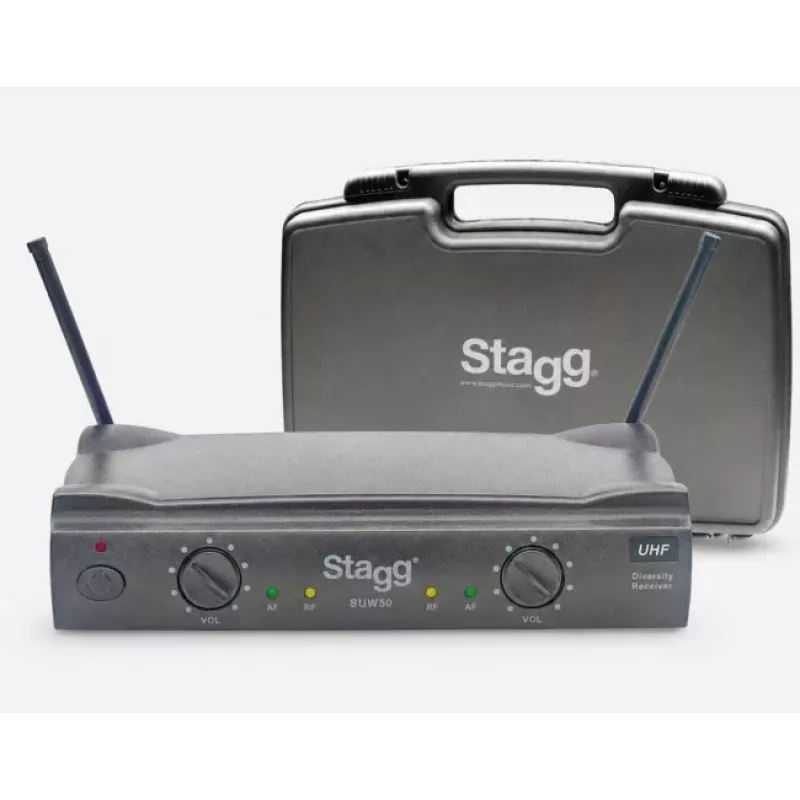 Stagg SUW 50 MM FH EU Wireless UHF System Black