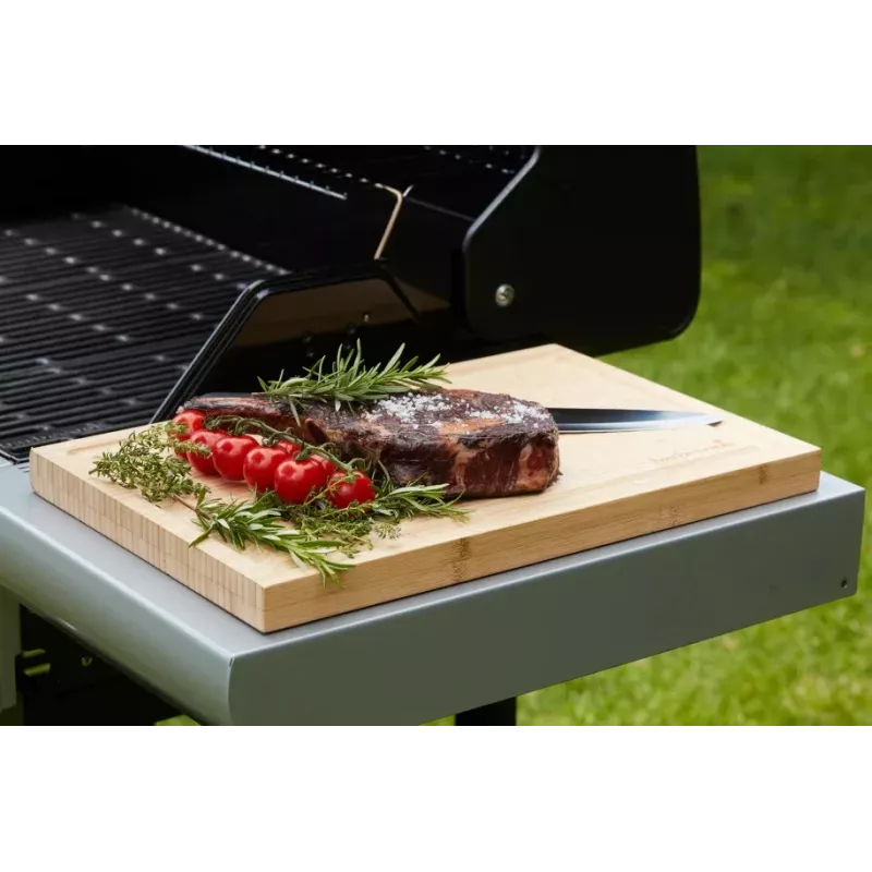 Barbecook Bamboo Cutting Board with Groove FSC, 50 x 30 x 3 cm (3-Piece Set) BC-ACC-7307
