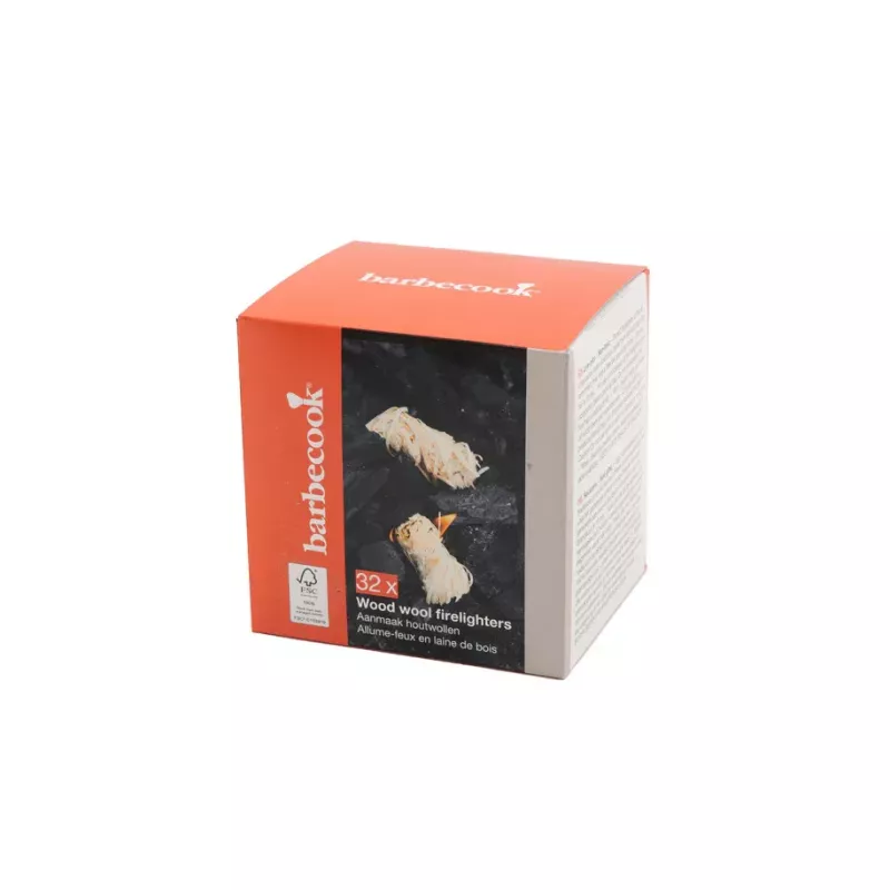 Barbecook Wood Wool Firelighters 32 Stück FSC (12er-Pack)