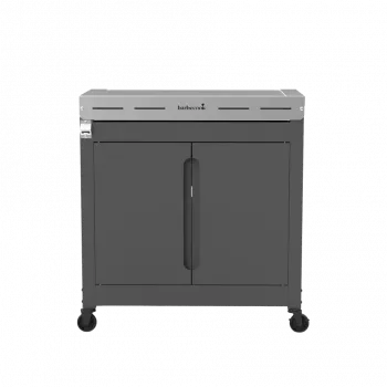 Barbecook Premium Buddy für Gasgrill BC-GAS-2070 - Schwarzer Seitentisch