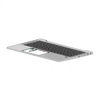 HP Top Cover mit Tastatur CP+PS BL SR für HP 15-dw0000 Serie, Nordisches Layout, Schwarz