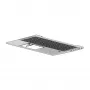 HP Top Cover mit Tastatur CP+PS BL SR für HP 15-dw0000 Serie, Nordisches Layout, Schwarz