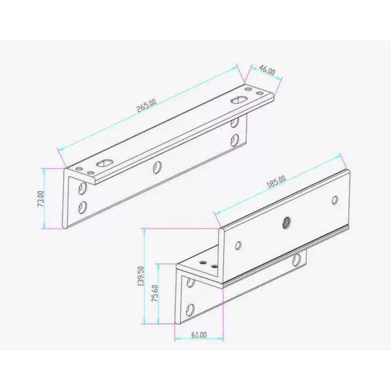 SCOT BK-1200ZL2 Montagewinkel für EL-1200 Ankerplatte