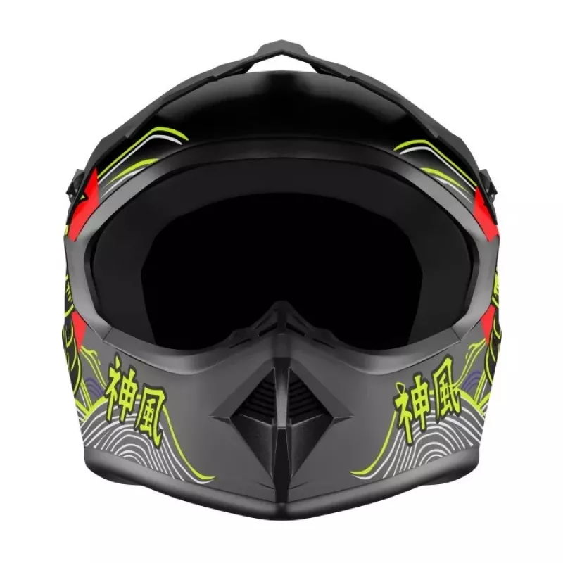 Full-Face Helm Kamikaze Tokyo Drift AKC208 Größe L
