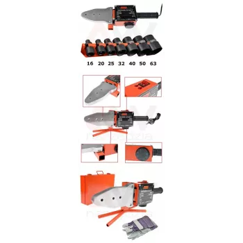 FERRO MAR-POL Schweißgerät für PVC-Rohre Groß 1500W
