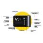 XRIDER XR00MAP01 Elektrische Fahrradpumpe - 150 PSI, Digital-LCD, USB-C wiederaufladbar