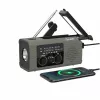 Hawk HWRDI410GN Radio Solar Dynamo mit Taschenlampe