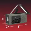 Hawk HWRDI410GN Radio Solar Dynamo mit Taschenlampe