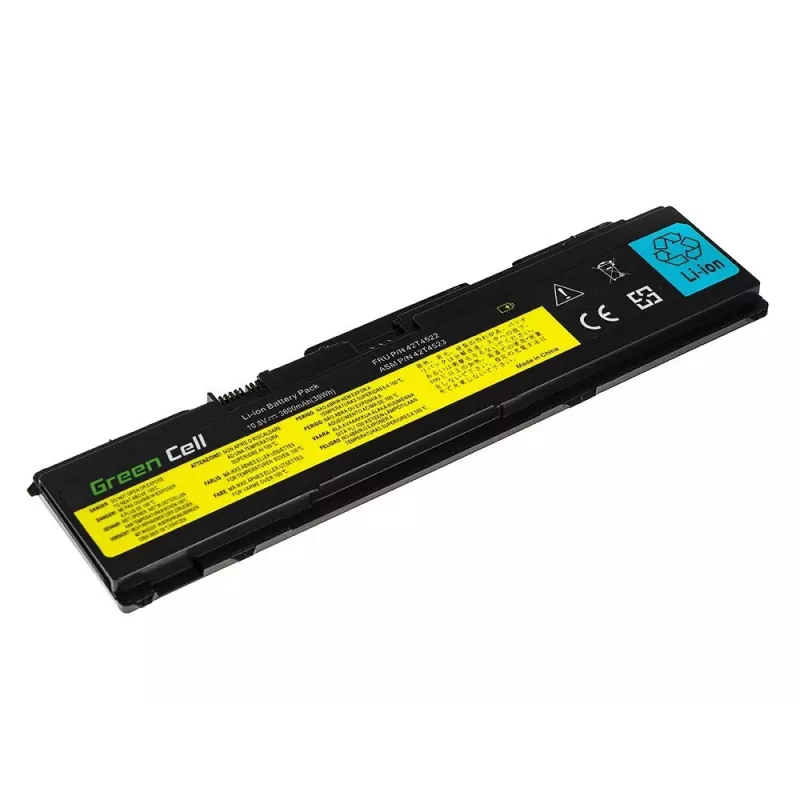 Greencell Laptop-Akku für Lenovo ThinkPad X300 X301 11,1V 3600mAh