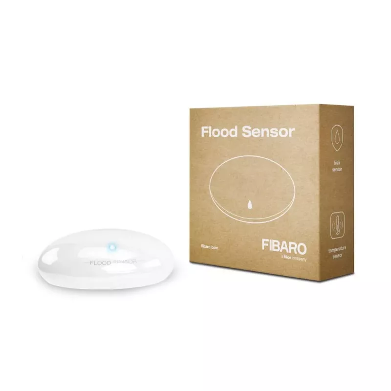 NCE Nice Flood-Control Wasserleck- und Temperatursensor (FGFS-101 ZW5 EU) Z-Wave Plus