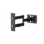 Visaro WMA75 Full Motion TV Mount - Schwarz, 30 kg Kapazität, 23-55 Zoll