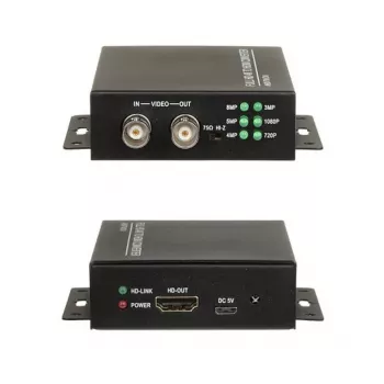 DELTA OPTICAL HV/HDMI+HV-V2 HDMI-zu-AV-Konverter mit HDMI-Durchschleifung